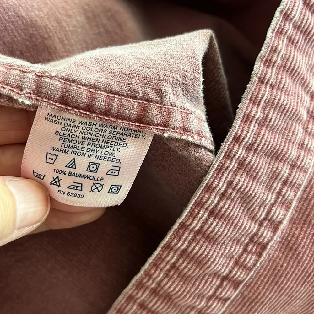 Lands’End Pocketed Corduroy Shirt Shacket XL - Picture 4 of 15